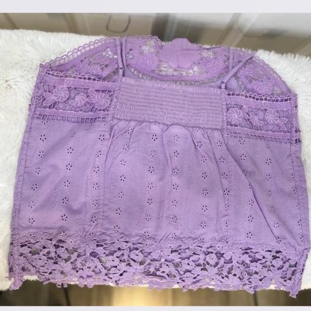 Sundance Calabria Camisole in Purple Ash – Size Small – NWT - Picture 3 of 4